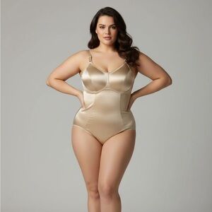 Cupid Satin Shapewear in Gold